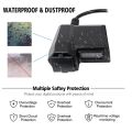 10-24V 3.1A Dual USB Port Motorcycle Charger with Voltmeter Waterproof Fast-Charging Cable for 12V/24V Bikes, ATV, Boats.