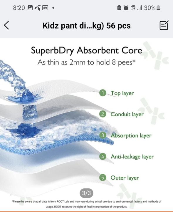 Kidz%20pant%20diaper%20XL%20(12-18%20kg)%2056%20pcs%20-%20Image%202