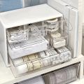 Dustproof Clear Plastic Desktop Mini Storage Box with Drawer – Transparent Organizer for Hair Clips, Jewelry, Keys Small Tools. 