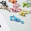 5/50/100 pcs Colorful Key Chain Clasp Keyrings Big Lobster Clasp Hooks Keyfob Keychain for DIY Jewelry Making Supplies Wholesale.