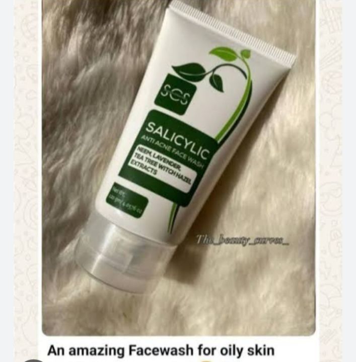 Scs Salicylic anti acne face wash for oily skin