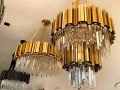 Chandeliers Golden Colour K9 Crystal China import 400mm,600mm,800mm, Dining. 
