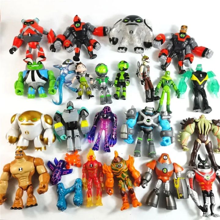BEN10 Omnitrix Figure Gwen Ben Tennyson 10 Doll Four Arms XLR8 Heatblast Diamondhead Grey Matter Kevin Eleven Upchuck Kids Toy