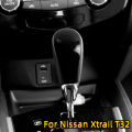 Car Gear Head Shift Knob Cover Handball Trim Sticker for Nissan X-trail T32 14-16 Rogue Qashqai J11 16-20 Murano AT Accessories. 