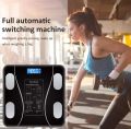 180 Kg Digital Weight Machine Weighing Scale with Bluetooth Body Fat for Human Body Weight Smart LED Scales Weight, Bathroom Scales Electronic for Household, Personal Scale Fitness Temperature Measure. 