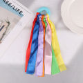 Children's Wrist Ribbon Team Sports Pompom Cheerleading Big Match Pom Club Dance Props Elastic Bracelet With Elastic Rope.