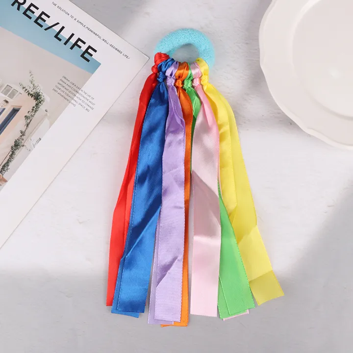 Children's%20Wrist%20Ribbon%20Team%20Sports%20Pompom%20Cheerleading%20Big%20Match%20Pom%20Club%20Dance%20Props%20Elastic%20Bracelet%20With%20Elastic%20Rope%20-%20Image%204