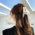 Fluffy Plush Hair Claw Clip For Comfortable Feeling In Autumn And Winter - Suitable For Thick And Long Hair, Anti-Slip Grip And Elegant Design - Perfect Hair Accessory For Girls And Women. 
