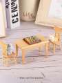 1 Set Dollhouse Miniature Chess Set Metal Non‑magnetic 1:6 1:12 Scale Mini Simulation Toy House Living Room Study Decor Ornament.