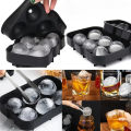 Wholesale Ice Cube Silicone Ice Cube Tray Big Cube Ice Whiskey Ice Reusable Mold Ice Ball for Mold Mould 4/6/8 Grid Ice Ball.