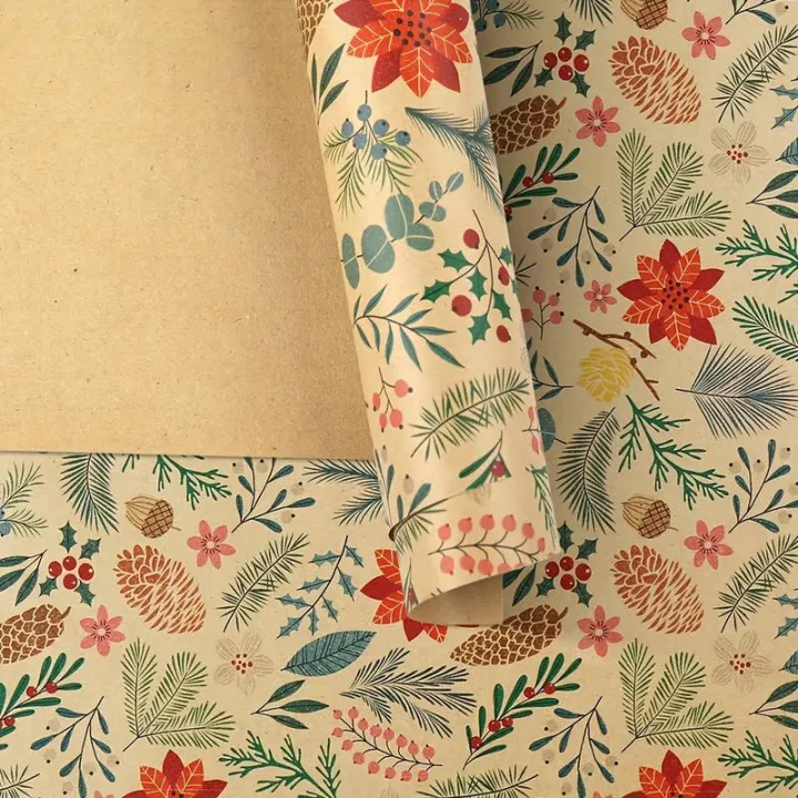 1%20Roll%2010m%20Large%20Size%20Christmas%20Themed%20Gift%20Wrapping%20Paper%20Plant%20Leaves%20Flowers%20Decoration%20Kraft%20Paper%20DIY%20Gift%20Wrapping%20Supplies%20-%20Image%204