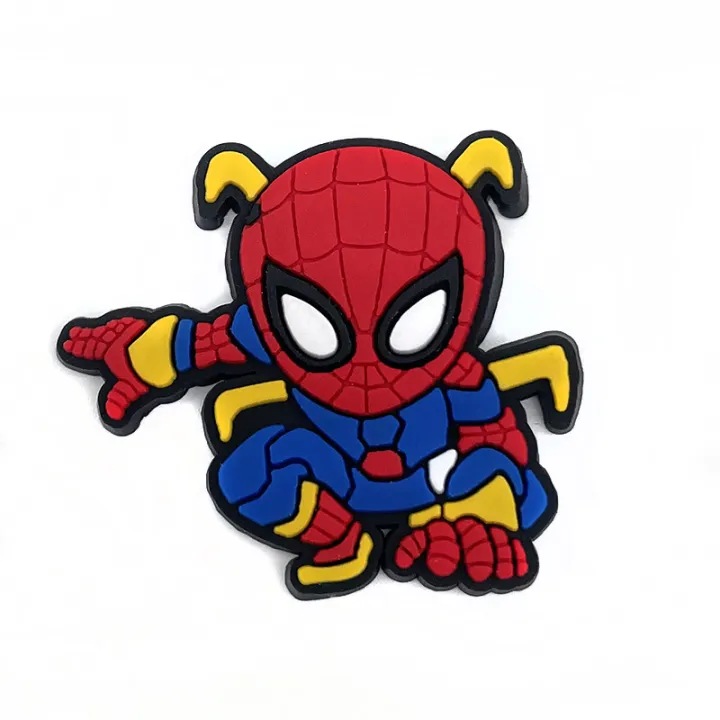HOT%2013pcs/Set%20Hi-Q%20Cute%20Cartoon%20Spiderman%20%20PVC%20Shoe%20Charms%20Superhero%20Cartoon%20Clog%20Decor%20DIY%20Accessories%20For%20Slides%20Sandals%20-%20Image%206