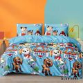 King Size Double  Cotton Bedsheets for Kids Room  Cartoon Printed Bedsheets. 