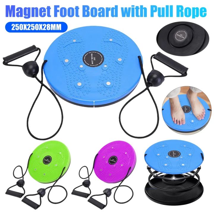 Twist Waist Disc with Pull Rope Torsion Body Dance Plate Multifunction Weight Loss Aerobic Exercise Tool