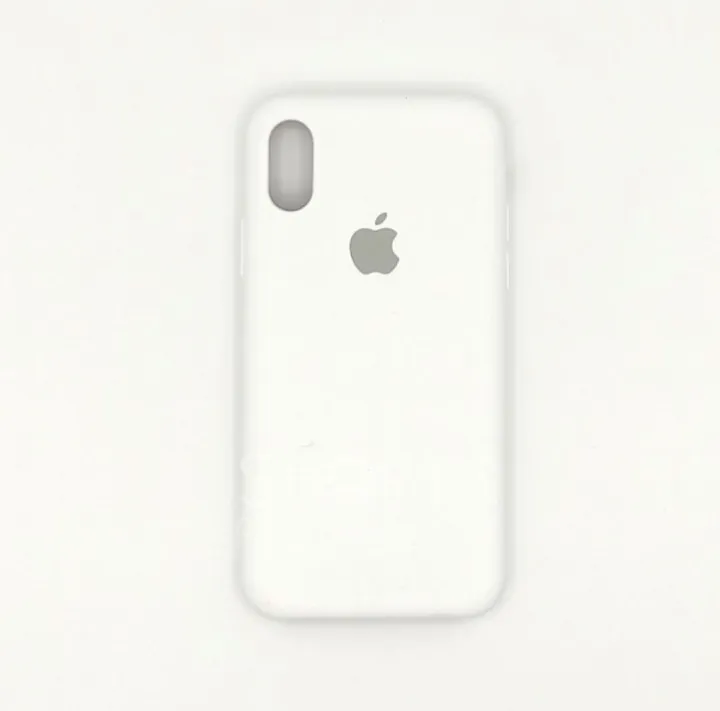iPhone%20X/XS%20Silicone%20Logo%20Case%20Premium%20Soft%20Back%20Cover%20-%20Image%203