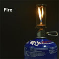 BRS-55 Dreamlike Candlelight Lamp Windproof Candle Light Gas Burner Stove Outdoor Camping Lights Tent Lighting Equipment. 