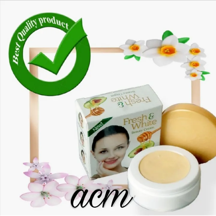Fresh and white beauty cream