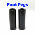 VOLE Universal BMX Freestyle Bike Foot Pegs Gasket Footrests 10mm Front/14mm Rear Compatible with Both Front and Rear Wheels. 