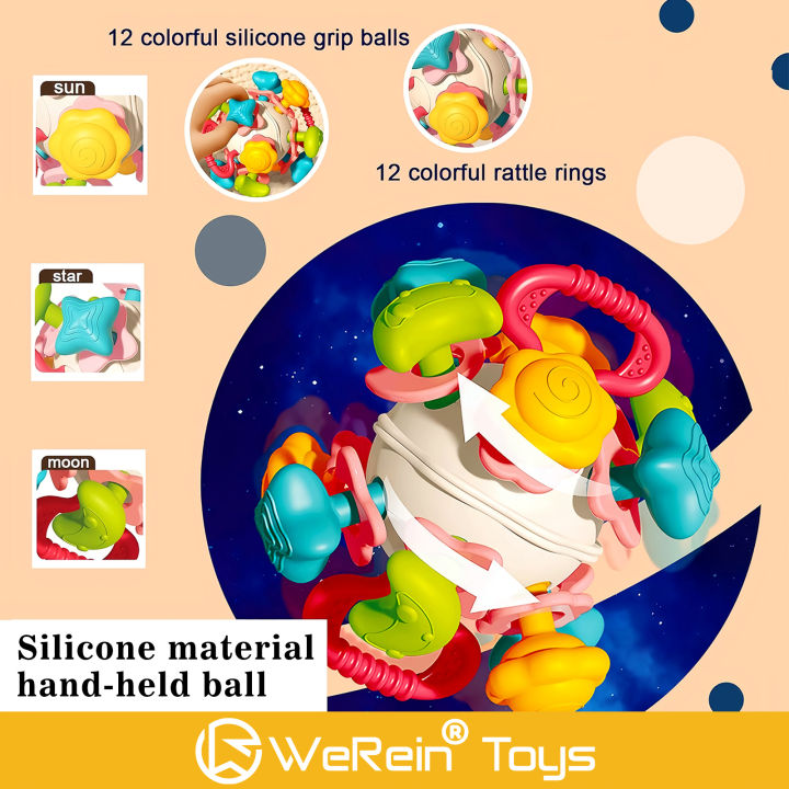 PLANET%20THEME%20GRABBLE%20MANHATTAN%20BALL%20TEETHING%20COMFORT%20FOR%20BABY%20-%20Image%205