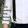 Men's Suspenders For Men 4 Heavy Duty Swivel Hooks - Adjustable Brace Elastic Mens Y-Back Suspenders for Jeans Pants Heavy Duty. 