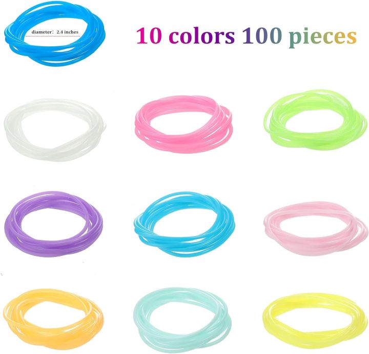 100%20pieces%20of%20silicone%20jelly%20bracelets,%20glowing%2080s%20hairbands,%20multi-color%20rainbow%20silicone%20wristbands,%20Valentine's%20Day%20bracelet%20-%20Image%202