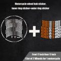 Reflective Motorcycle Wheel Sticker Rim Hub Stripe Decal Ready to Race Tape Accessori Waterproof For KTM Duke 390/690/790/125 RC.