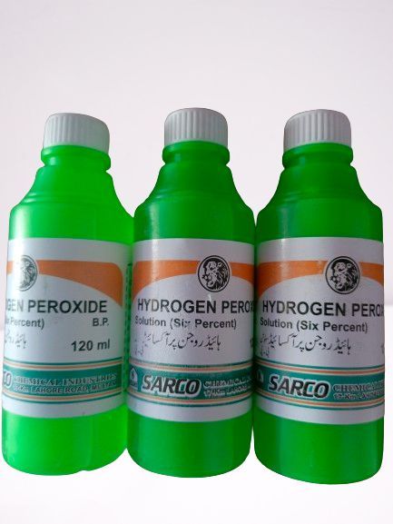 Hydrogen peroxide 6% pack of 3