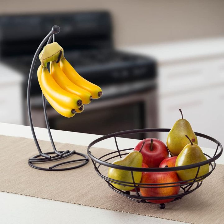 Banana Rack With Hooks For Keeping BananasAnd Fruits Fresh Fruit ...