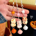 1/3 Pcs Cute Cat Phone Chain Pendant Versatile Bell Star Pendant Cartoon 3D Cat Bag Keychain Pendant. 