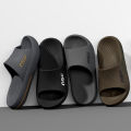 Trendy Men's Platform Slippers Summer Home Shoes EVA Thick bottom Outdoor Soft Non-slip Comfortable Beach Walk Sandals Outdoor.