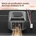 12V Car Heater Defrost And Demister Two-Speed Adjustment Car Heating System With Air Purifier Multi-Function Winter Car Heater.