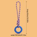 Supet Interactive Training Pet Toy Ring Spiked Ring Dog Teeth Cleaning Pet Supplies.