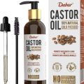 Dabur Castor Oil - 200ml | 100% Natural Cold Pressed Oil | Promotes Hair Growth, Hydrates Skin & Reduces Wrinkles | No Mineral Oil & Silicones. 