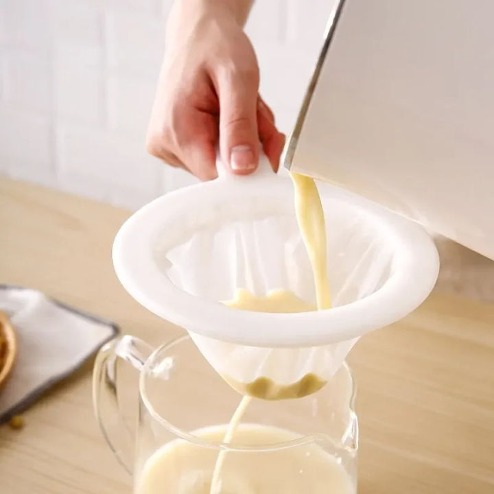1pc%2080/100/200/400Mesh%20Hand-held%20High%20Density%20Mesh%20Soy%20Milk%20Wine%20Filter%20Bag%20Nut%20Bag%20Tea%20Coffee%20Oil%20Yogurt%20Reusable%20Filter%20Net%20-%20Image%203