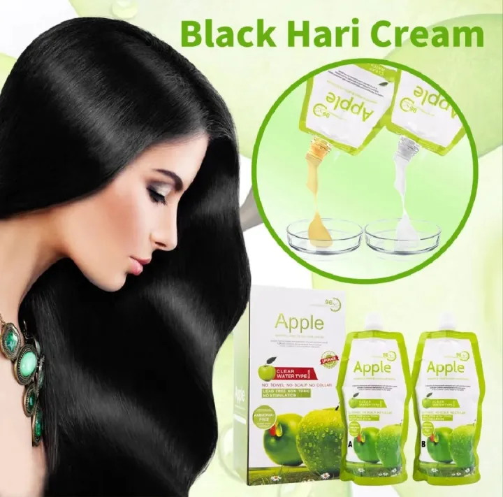Apple%20Hair%20Colour%2096%20Color%20Cream%20Ammonia-Free%20Black%20Hair%20Colour,Natural%20hair%20ammonia-free%20-%20Image%202