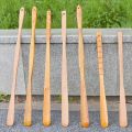 Hanging Shoe Horn Extra Long Handle Easy Remover Shoehorn Lifter Easy on Off Wooden Seniors Put on Shoes Tools. 