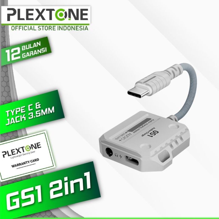 Plextone GS1 2 in 1 60W 3.5mm Type C Gaming Adapter Fast Charging For OnePlus, &  iphone 15, ipad pro, Air, Mini6, Macbook pro
All mobile compatible Gaming Adapter.
