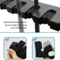 Easy-Install Black ABS Fishing Rod Holder - Wall Mounted fishing tools rod holder fishing accessories fishing equipment.