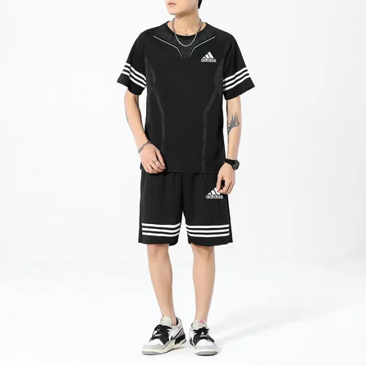Whole%20set!!!%20breathable%20fabric%20for%20men%20Sports%20and%20Leisure%20short%20sleeve%20T-shirt%20shorts%20suit%20-%20Image%208