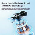 NEW Portable Waist Fan 6000mAh Neck Fan Powerful Wind for Home/Outdoor Cooling, 12H Play, 40000RPM, LED Display, 5 Speeds,.