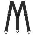 Hidden Suspenders for Men Heavy Duty Work Under Y Back Suspender Clothes 1.5 Inches with 3 Snap Loop. 