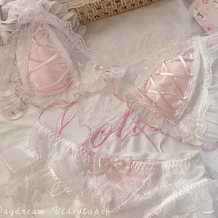 Lolita%20Girls%20Thin%20Cute%20Lace%20Small%20Bra%20Women%20Triangle%20Cup%20Bra%20%20%20Underwear%20Women%20Set%20%20%20Lingerie%20-%20Image%204