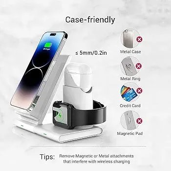 Hoidokly%20Wireless%20Charger,%203%20in%201%20Charging%20Station%20Dock%20for%20Airpods%20Pro/2,%20AppIe%20Watch%206/SE/5/4/3/2,%20Fast%20Charging%20Stand%20for%20iPhone%2014%20Pro%20Max/14/13/12/11/XR/XS/X/8/8%20Plus%20(NO%20QC%203.0%20Adapter)%20White%20-%20Image%205