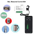 Smart Life WiFi Energy Meter 80A with Current Transformer Clamp KWh Power Monitor Electricity Statistics110V 230V 50/60Hz. 