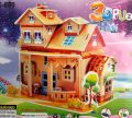 3D Puzzle Diy House /Ship /peocock   For Children leaning Hand made Jigsaw Puzzle House LX357 LX1026 LX350 LX319 LX1089 LX 850. 