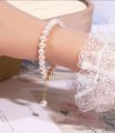 Pearl Bracelet For Girls And Women Wearing At Wedding Occasion Party Dating Travelling.
