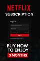 Netflix 3 Month 4K UHD. 
