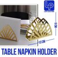 Stainless steel Napkin Holder Table Top Napkin Holder, Tissue box Decorative Napkin Tray for Dining Table and Kitchen tissue case.