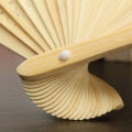 Blank White DIY Folding Fan Hand Practice Foldable Paper Fan Portable Hand-painted Personalized Creative for Calligraphy Drawing. 