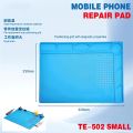 Silicone Solder Mat Magnetic Heat Insulation Mobile Repairing Mat with Tools Parts Organizer Electronics Repair Mat for Soldering Iron 858A 878D Heat_Gun Phone and Computer Repair Repair Tools Mate TE-502 TE-501. 